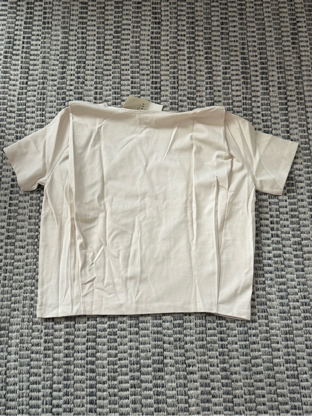 NWT Sezane Short Sleeve Tee in blush size M - Picture 4 of 4